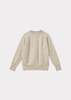 Kids Caramel KEIRA CHILDRENS MERINO WOOL JUMPER - CREAM - Thumbnail 3