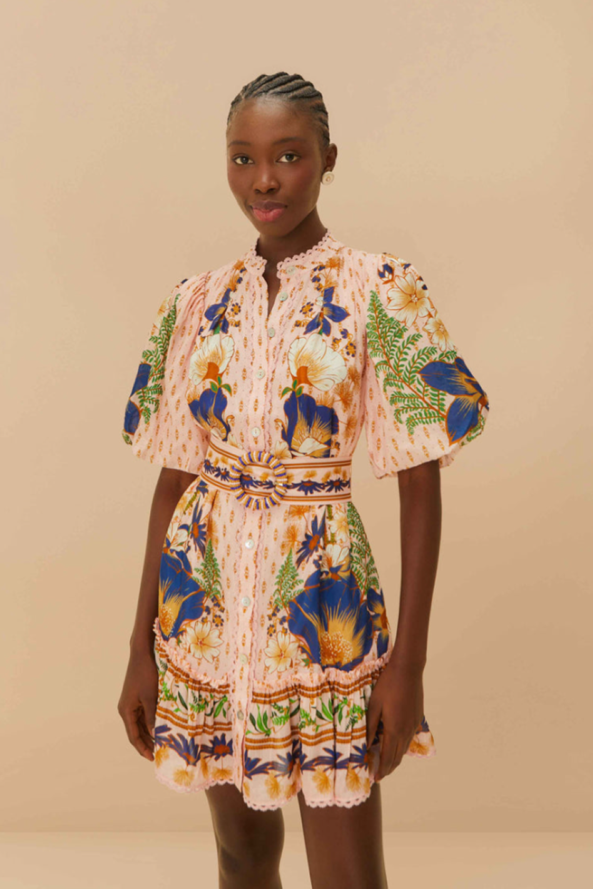 farm rio dream garden mini dress Farm Rio Women's The Dream Garden Mini Dress