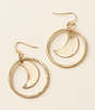 Matr Boomie Diya Crescent Moon Hoop Earrings - Thumbnail 1