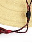 Swahili | AFRICAN MODERN Natural Ghanaian Short Brimmed Straw Hat - Thumbnail 2