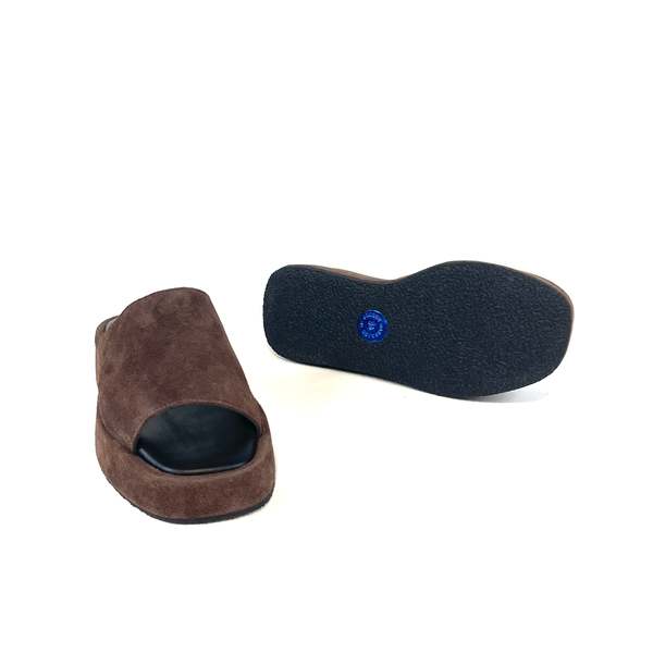 KYMA Kalymnos Sandal - Black/Dark Brown