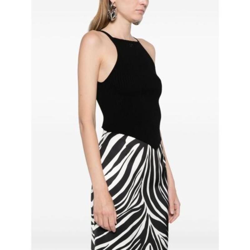 COURREGES Bodysuit Top - Black