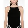 COURREGES Bodysuit Top - Black - Thumbnail 4