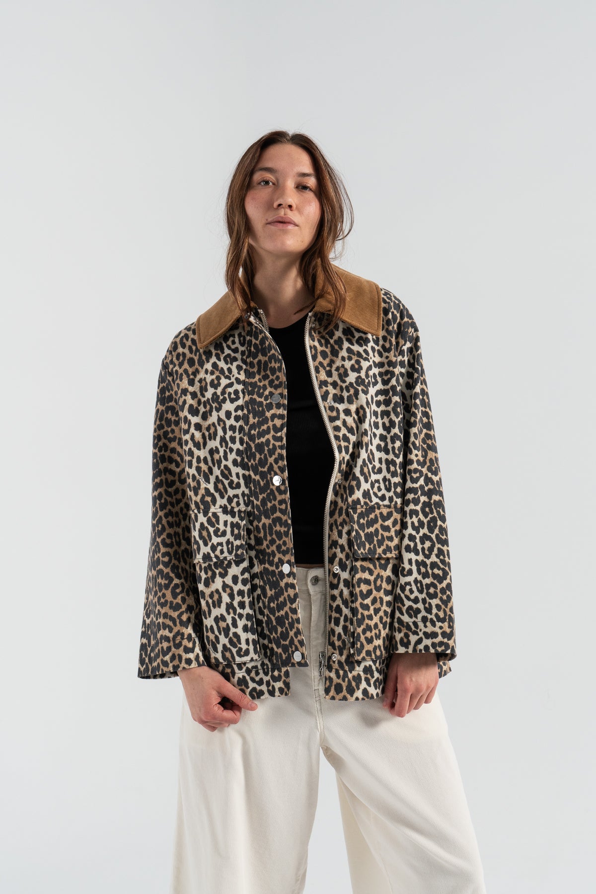 Ganni-Printed-Canvas-Midi-