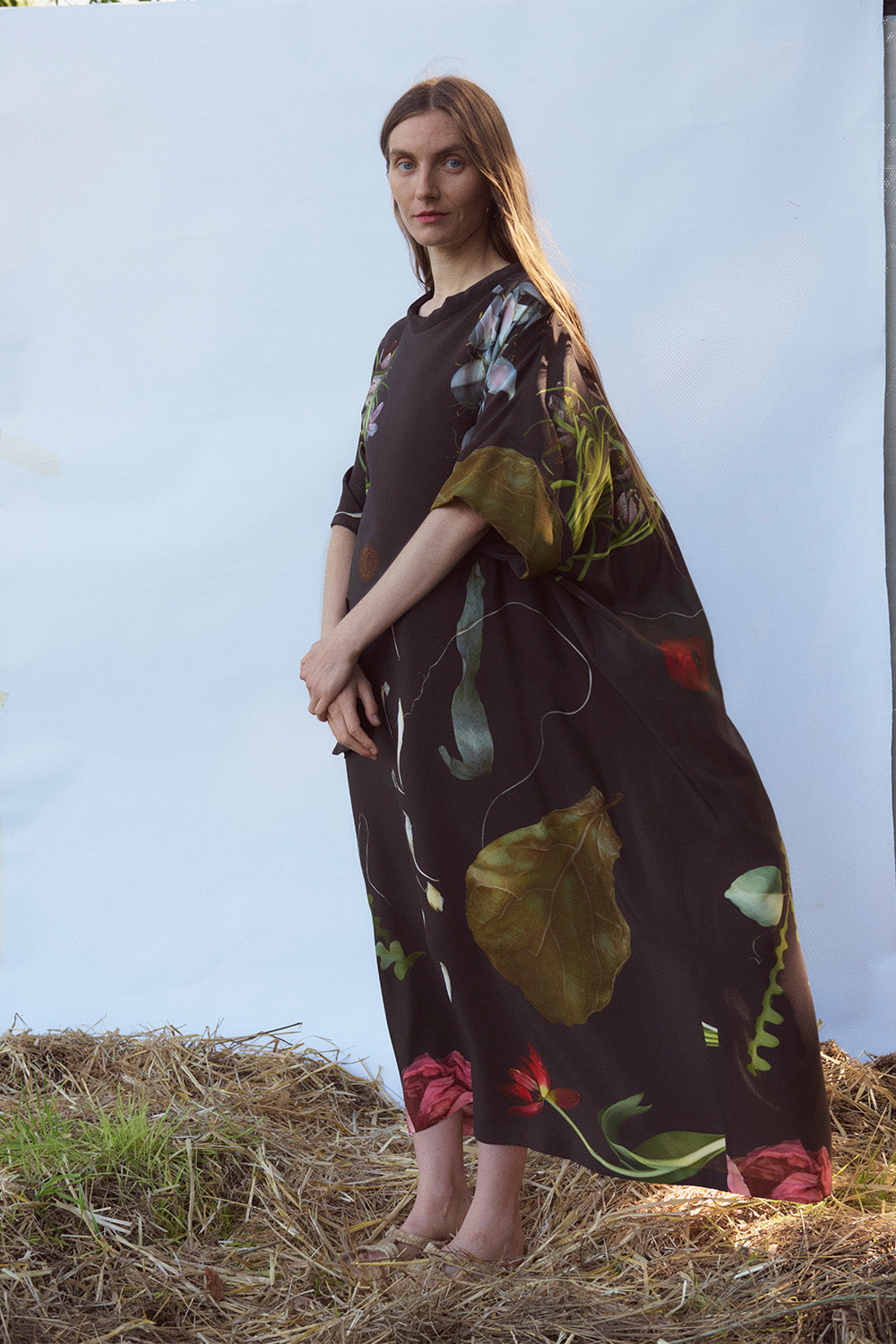 anntian silk dress Silk Dress in PRINT G | Anntian