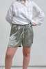 Ali Golden Drawstring Shorts - Sage - Thumbnail 1