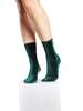 Simone Wild Velvet Ankle Socks - Forestgreen - Thumbnail 1