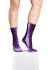 Simone Wild Velvet Ankle Socks - Purple - Thumbnail 1