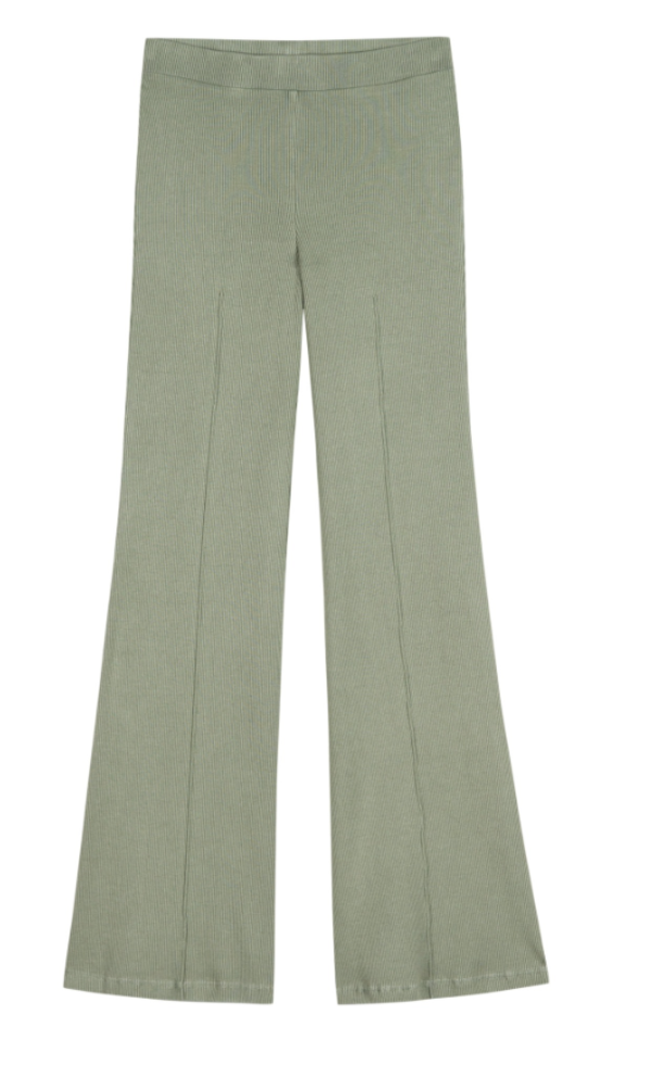Donni Rib Kick Flare Pant - Navy