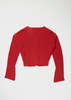 YANGKEHAN V-Neck Cardigan - Red - Thumbnail 2