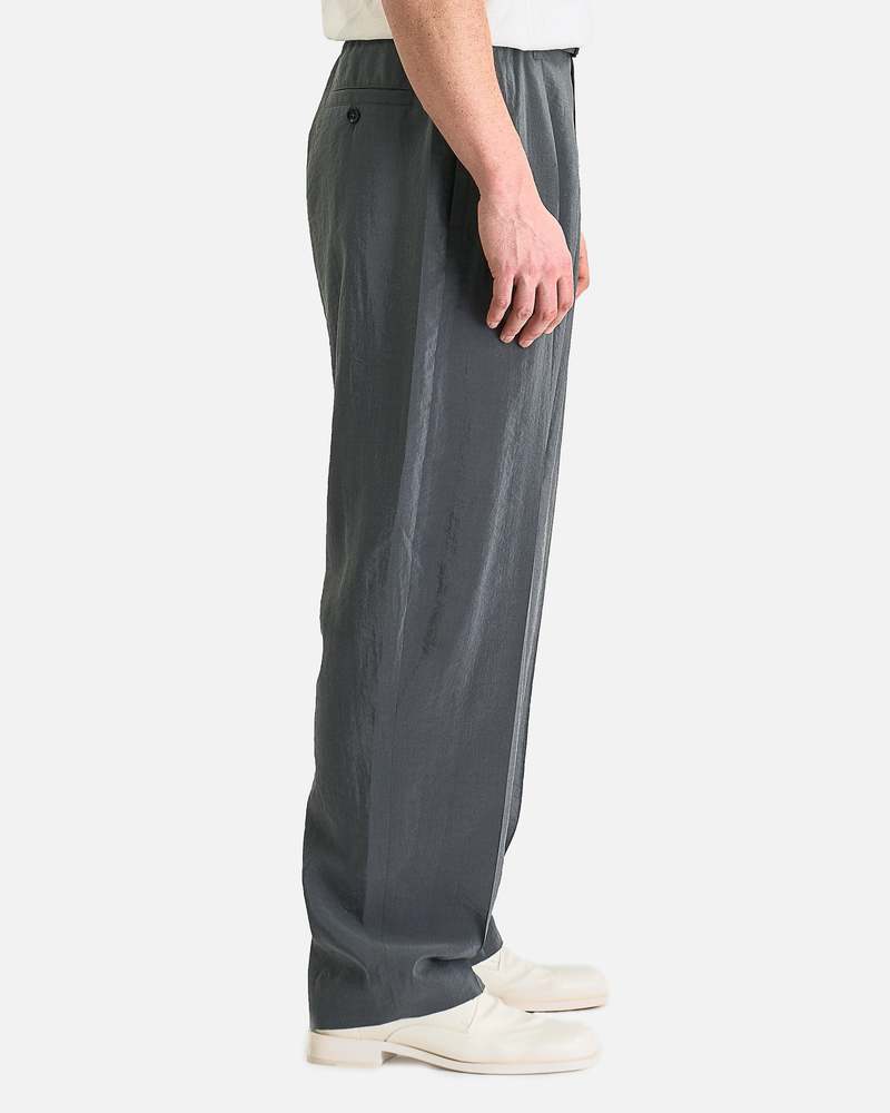 Lemaire Belted Relaxed Pants - Asphalt Lemaire Belted Relaxed Pants - Asphalt