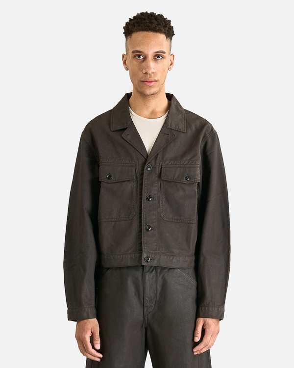 France製 Christophe Lemaire TruckerJacket Lemaire Trucker Jacket - Dark Chocolate | Garmentory