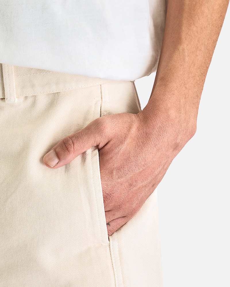 Lemaire Twisted Belted Pants - Snowy Off White Lemaire Twisted Belted Pants - Snowy Off White