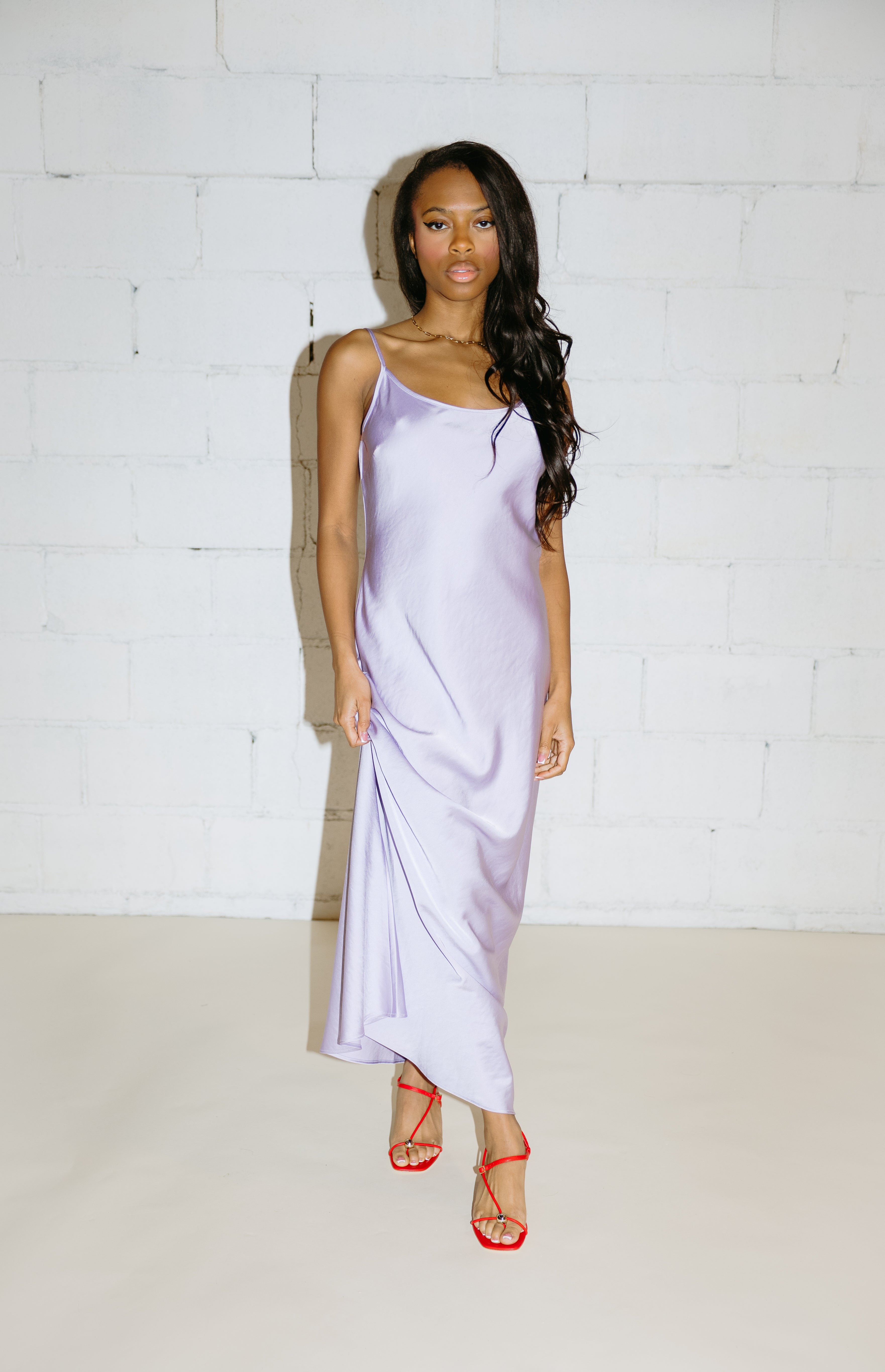 Saint Art Haley Slip Dress - Lilac | Garmentory Saint Art Haley Slip Dress - Lilac | Garmentory