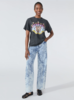 Hayley Menzies Enchanted Leopard T-Shirt - Acid Wash Black - Thumbnail 1