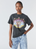 Hayley Menzies Enchanted Leopard T-Shirt - Acid Wash Black - Thumbnail 4