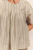 amente Short Sleeve Pleated Blouse - Thumbnail 4