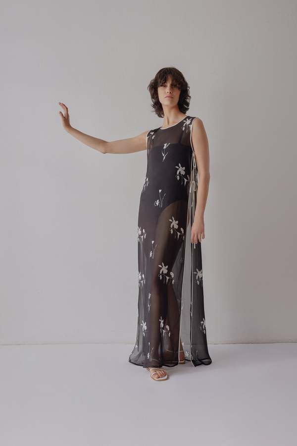 Oh Seven Days Maya Tunic Dress Black