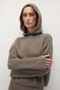 HUNDR. Dropped Shoulder Hooded Sweater - Cold Fog Gray - Thumbnail 1