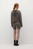 HUNDR. Dropped Shoulder Hooded Sweater - Cold Fog Gray - Thumbnail 2