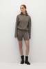 HUNDR. Dropped Shoulder Hooded Sweater - Cold Fog Gray - Thumbnail 3