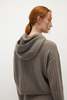 HUNDR. Dropped Shoulder Hooded Sweater - Cold Fog Gray - Thumbnail 5