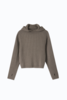 HUNDR. Dropped Shoulder Hooded Sweater - Cold Fog Gray - Thumbnail 6
