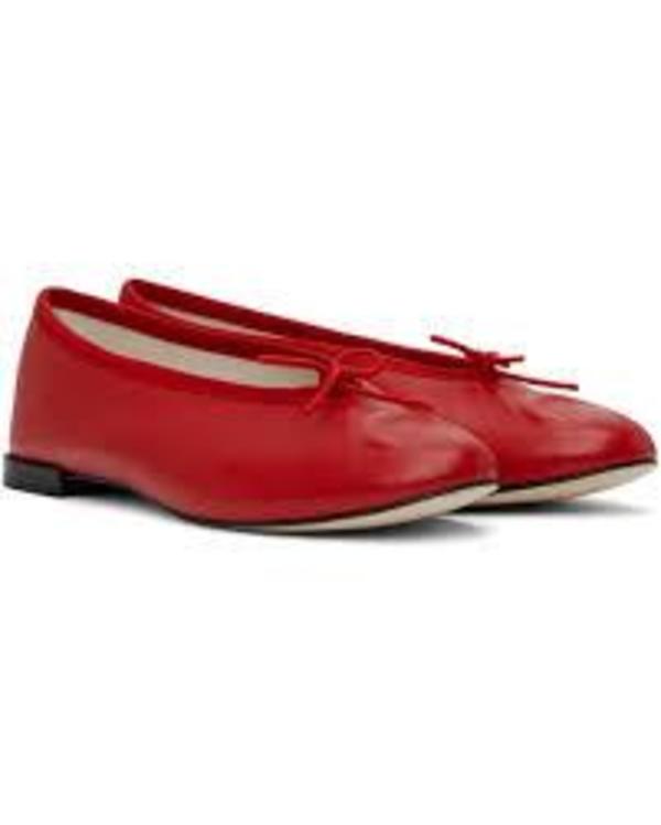 MARINE SERRE Flat Shoes - Dark Red
