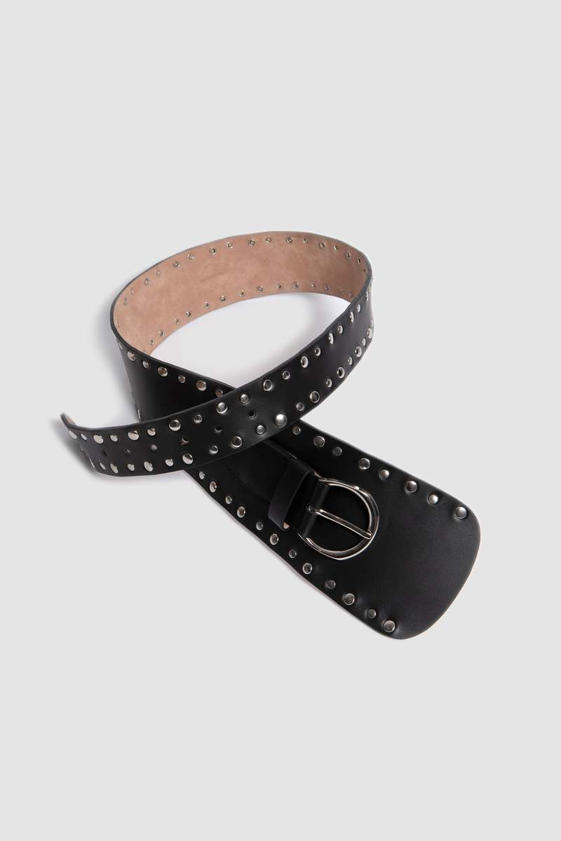 小物 gimaguas Casilda Belt Black GIMAGUAS - BLACK CASILDA LEATHER BELT – LE LABO STORE