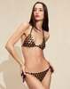 Cynthia Rowley Sunkissed Glow Bikini Top - Black/Gold - Thumbnail 1