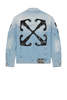 Off-White™ Fresco Diag Arr Den Skate Jacket - Blue - Thumbnail 2