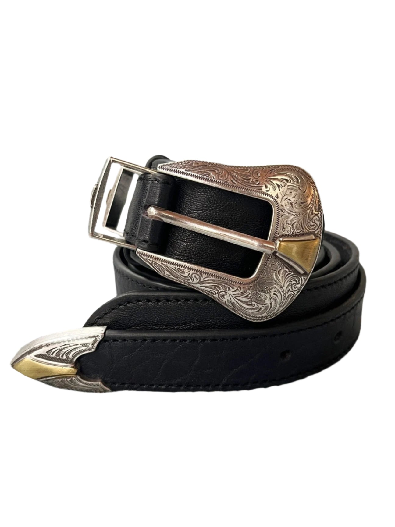 Maison Hotel Angie Belt - Brownish-Black | Garmentory display picture 2