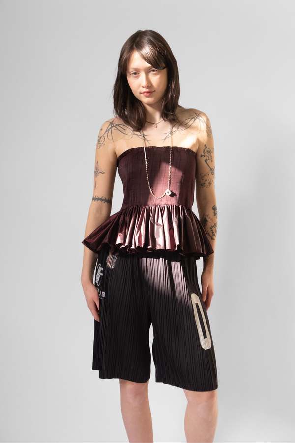 Renata Brenha Olinda Corset - Deep Cherry