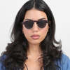 Illesteva Leonard Sunglasses - Rum Raisin/Bone - Thumbnail 2