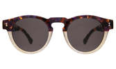 Illesteva Leonard Sunglasses - Rum Raisin/Bone - Thumbnail 4