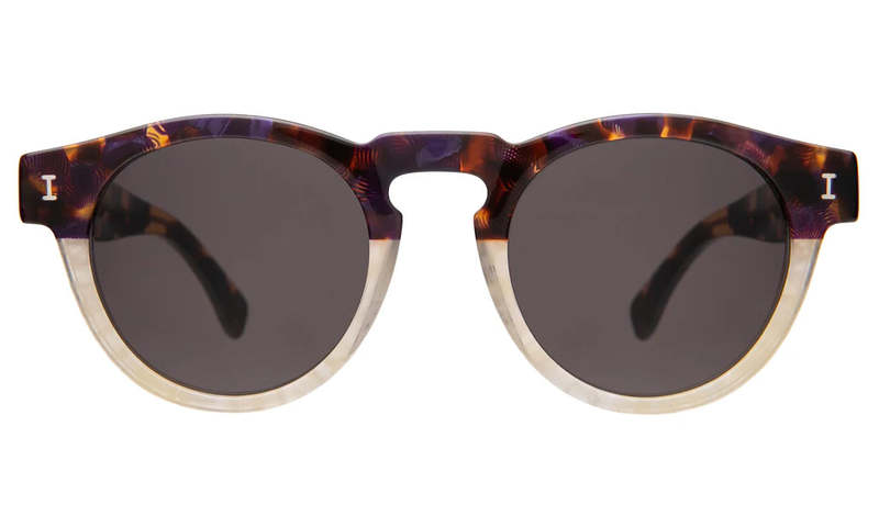 Illesteva Leonard Sunglasses - Rum Raisin/Bone