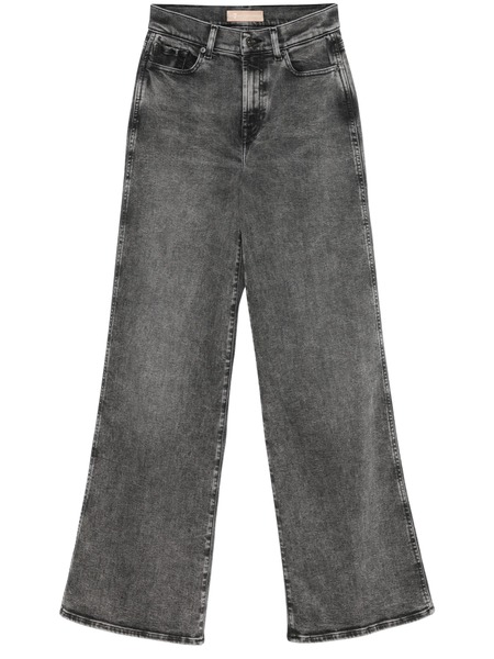 7 for all mankind Low Slung Wide Leg Candy with Faded