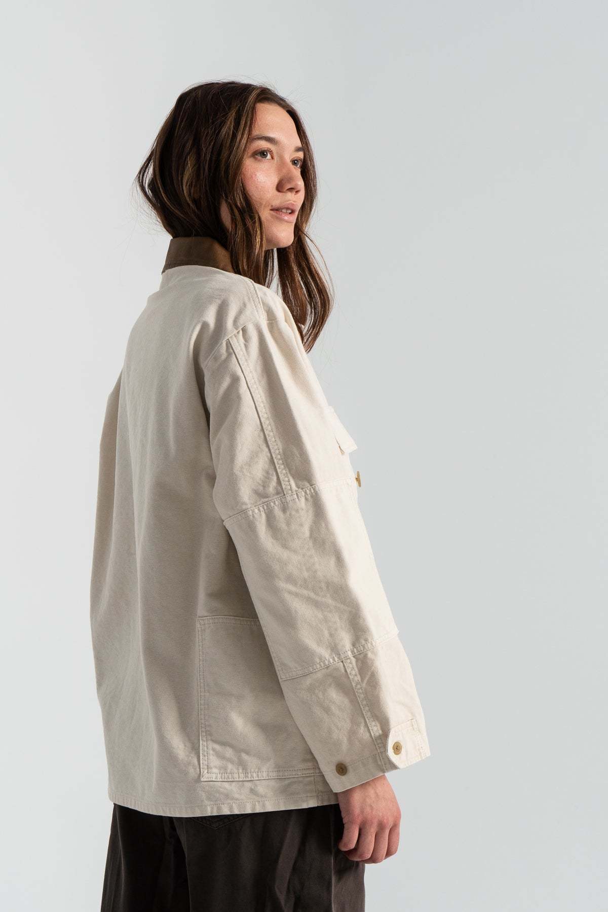 ジャケット 6397 Barn ivory jacket in cotton 6397 Barn ivory jacket in cotton | TheDoubleF