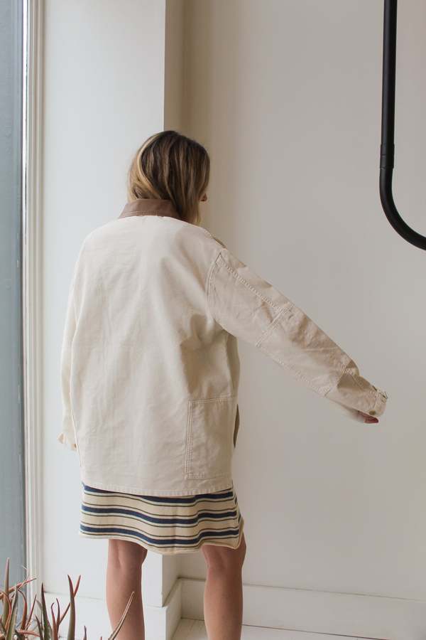 ジャケット 6397 Barn ivory jacket in cotton 6397 Barn Jacket in Natural – No.6 Store