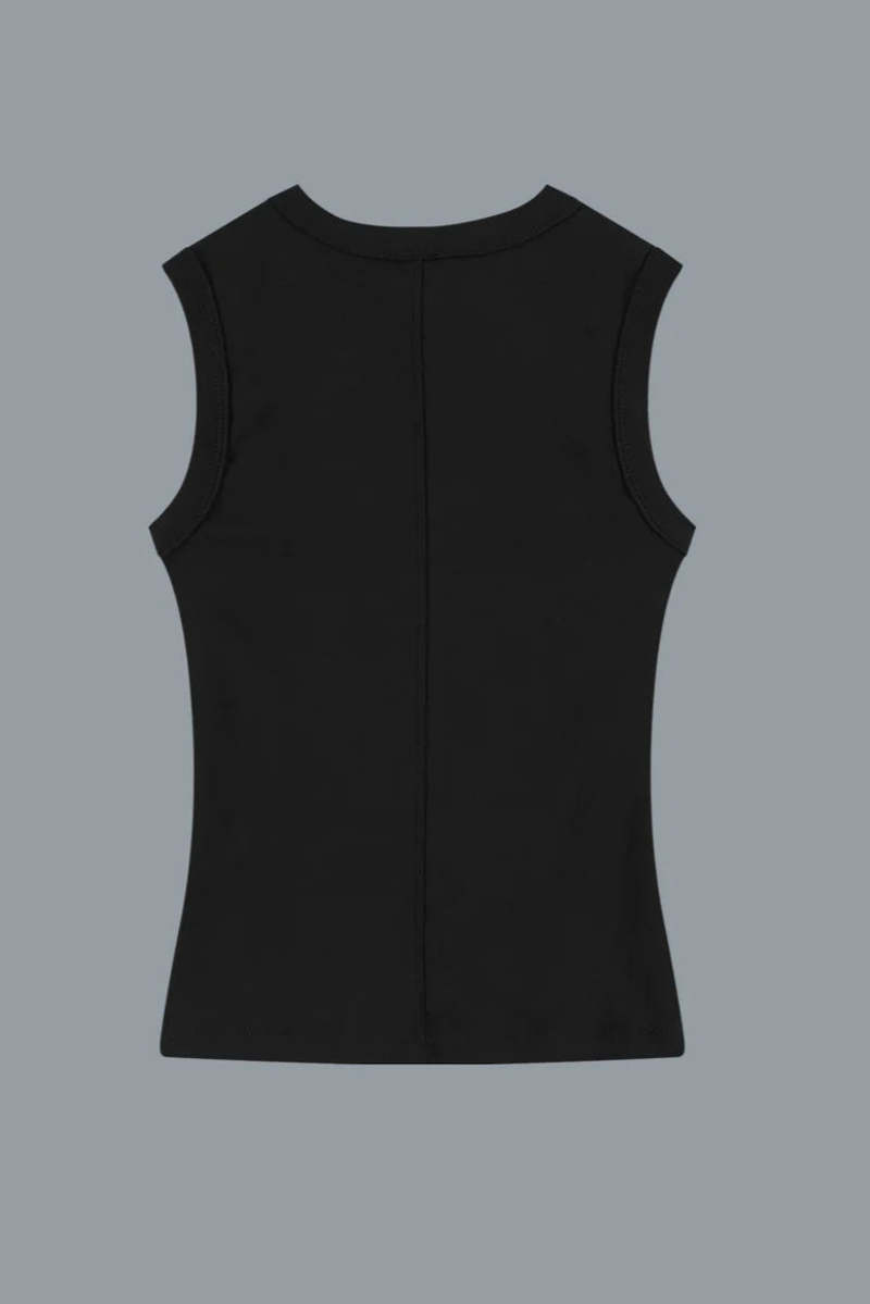 FLORE FLORE Esme Tank - Black
