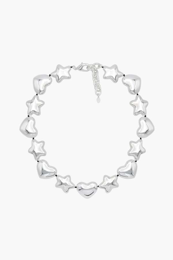 Sandy Liang Beans Necklace - Silver Sandy Liang Beans Necklace - Silver
