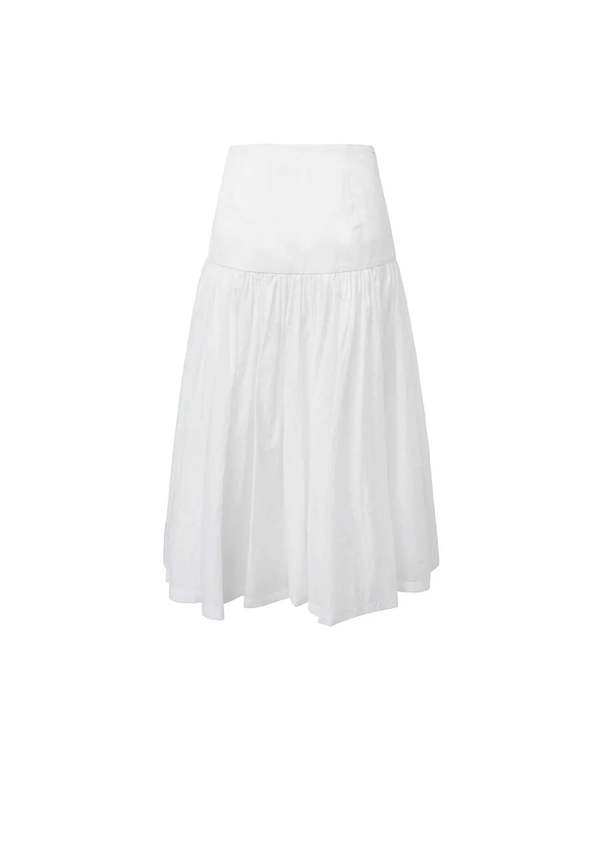AMOMENTO Shirring Culotte Pants - White | Garmentory