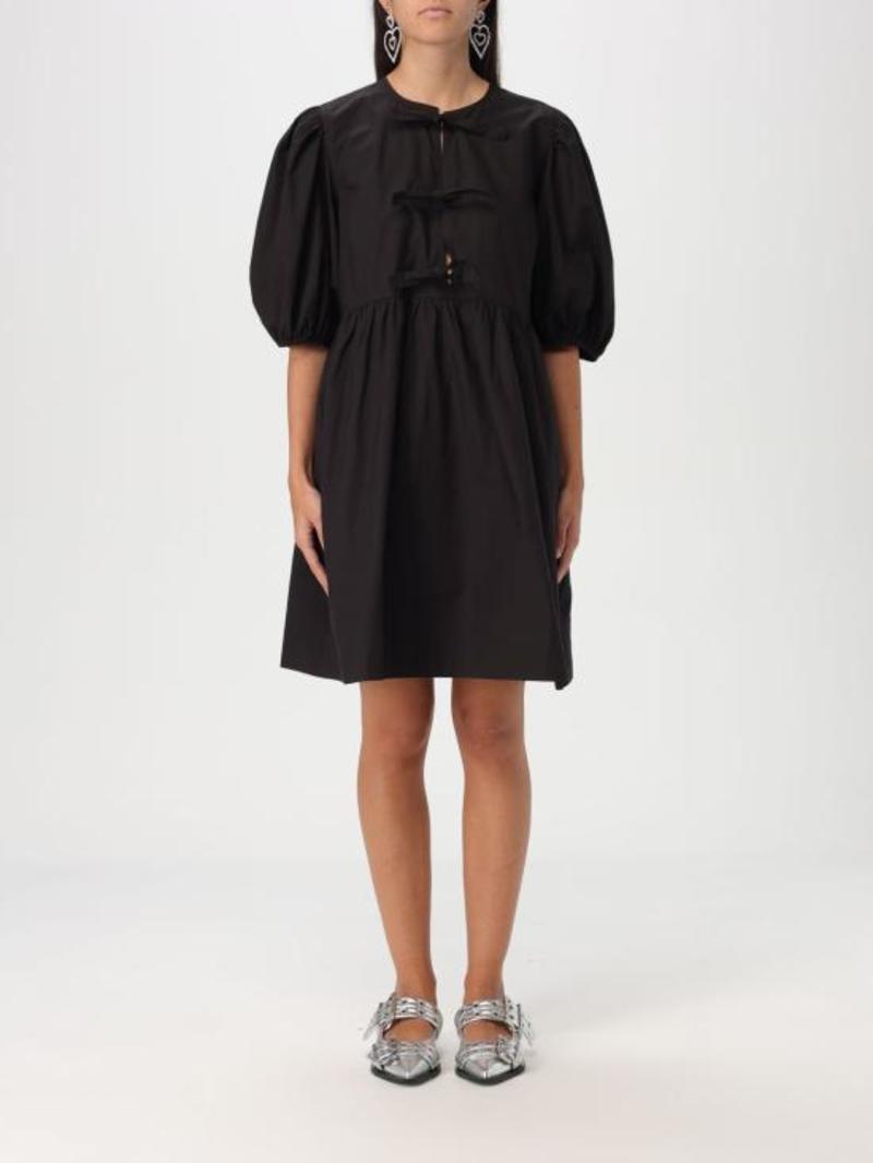 ワンピース GANNI Women Mid Skirts F9005099 Black Ganni Mid Skirt - Black | Garmentory