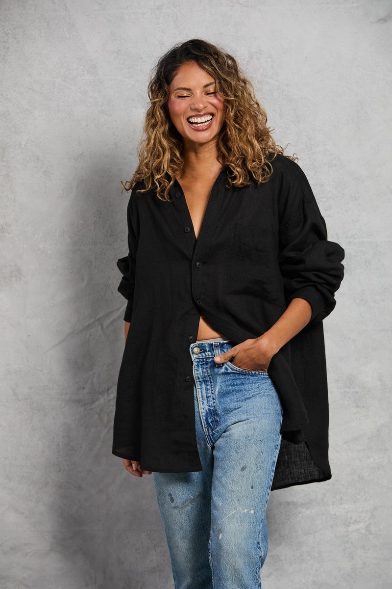 MAMNE Repeat Shirt - Black MAMNE Repeat Shirt - Black