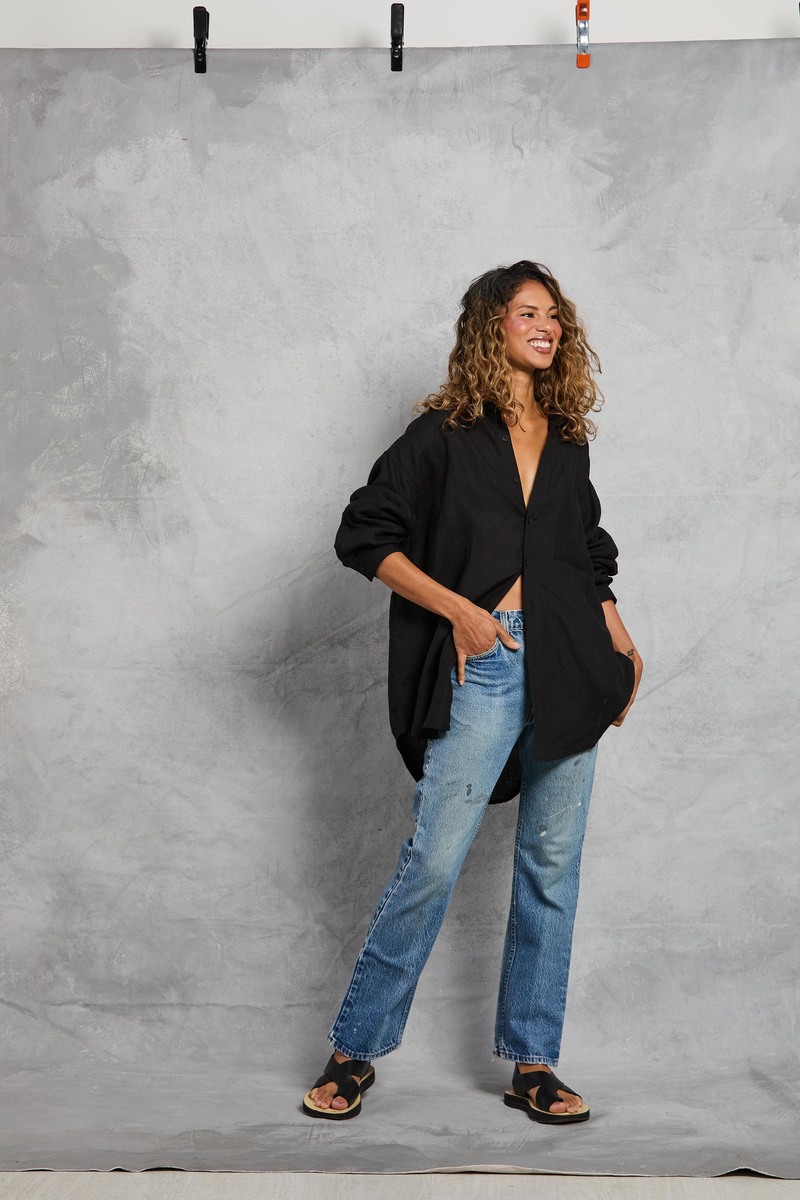 MAMNE Repeat Shirt - Black MAMNE Repeat Shirt - Black