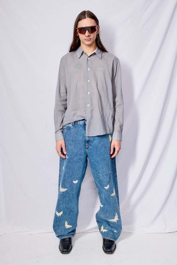 Our Legacy Indigo Butterfly Vast Cut Jeans | Garmentory