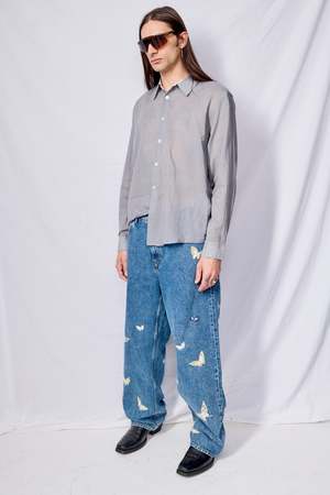 Our Legacy Indigo Butterfly Vast Cut Jeans | Garmentory