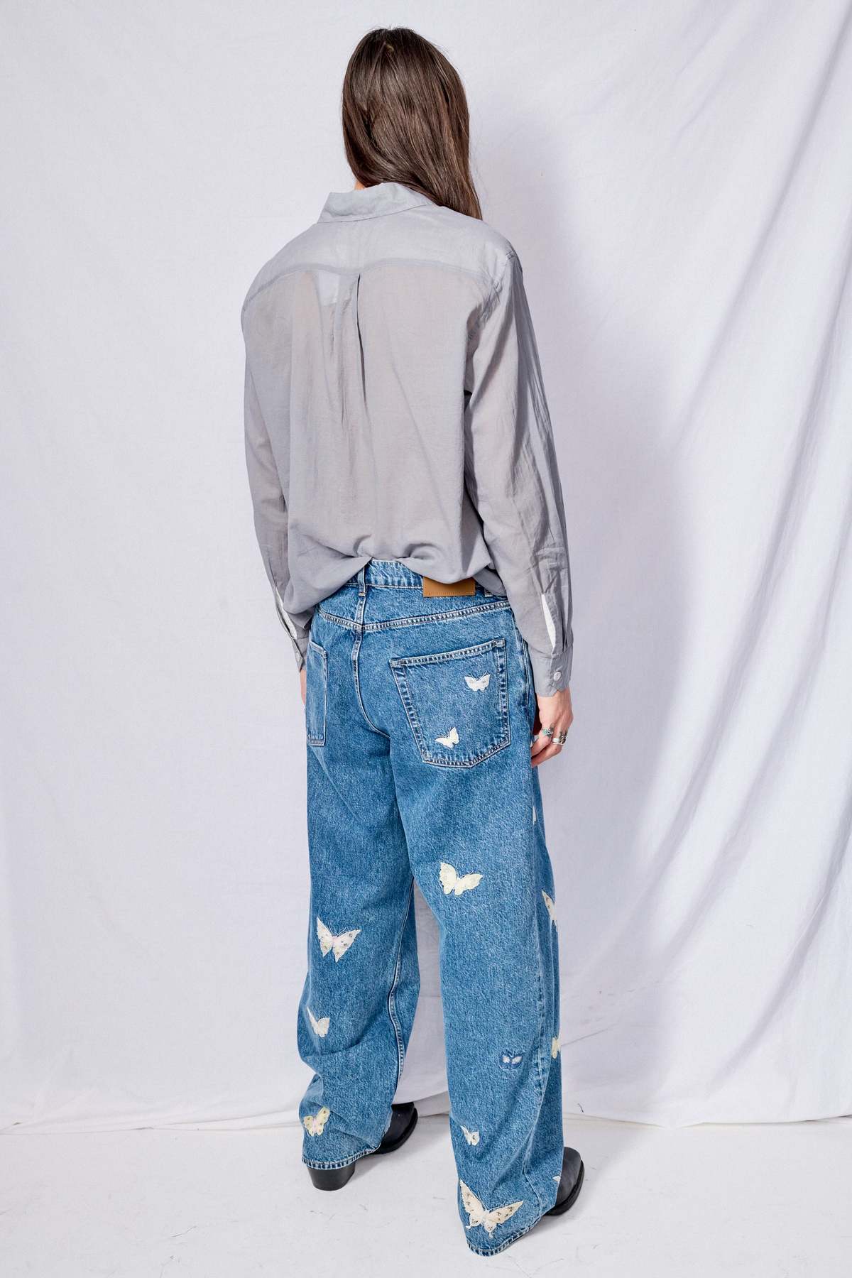 Our Legacy Indigo Butterfly Vast Cut Jeans | Garmentory