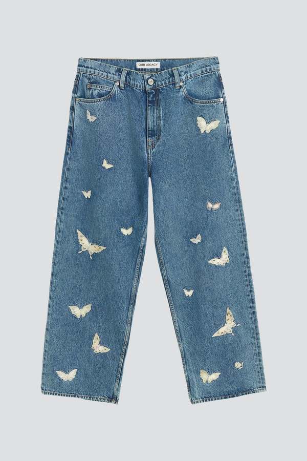 Our Legacy Indigo Butterfly Vast Cut Jeans | Garmentory