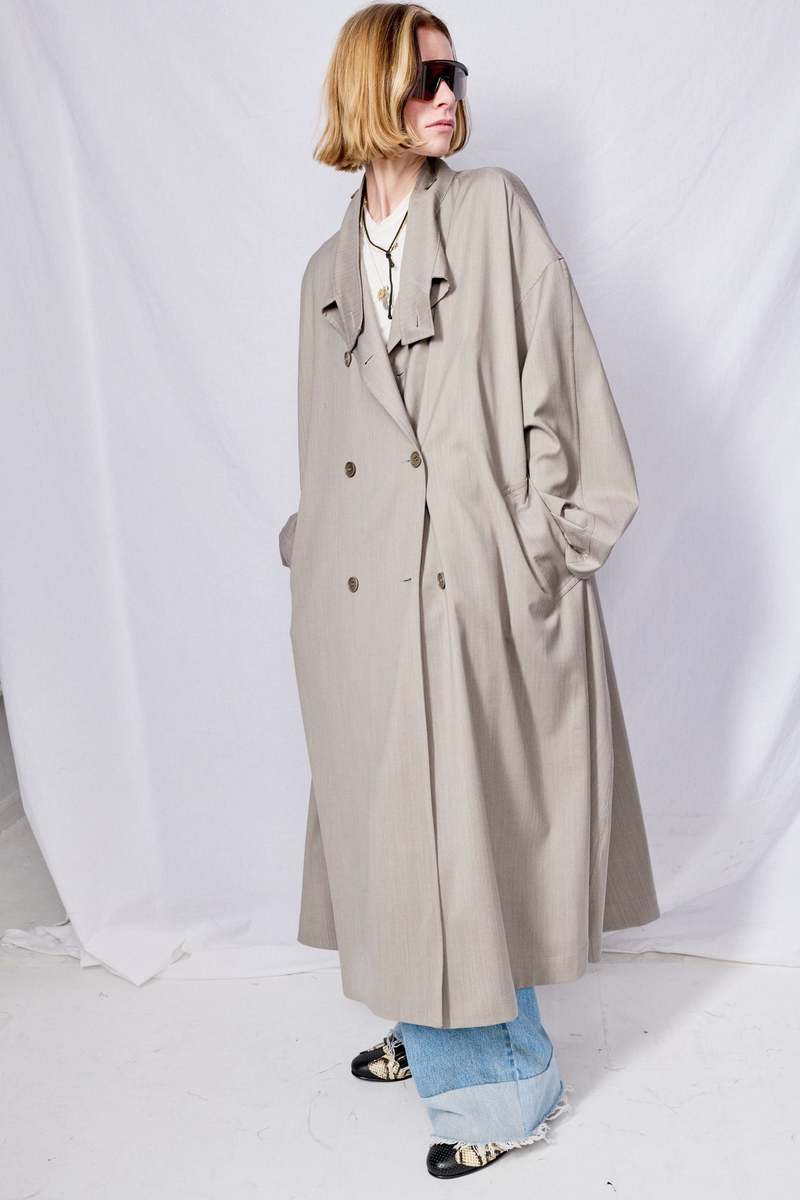 Gabriela Coll Garments No.65 Oversized Coat - Grey | Garmentory